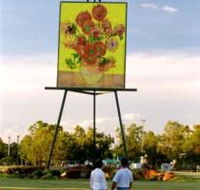 Van Gogh Sunflower Painting - Accommodation Batemans Bay