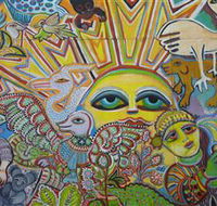The Painting of Life by Mirka Mora - Accommodation Batemans Bay