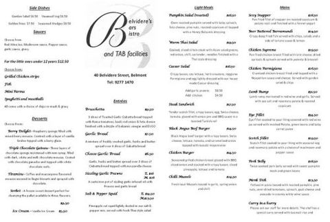 Belvideres Bar & Bistro - Accommodation Batemans Bay 4