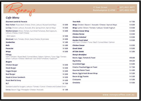Renny’s Cafe & Takeaway - Accommodation Batemans Bay 3