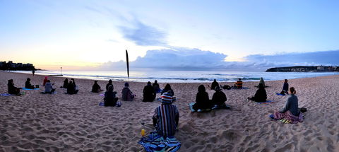 Making Meditation Mainstream Free Beach Meditation Session Mooloolaba - Accommodation Batemans Bay 0
