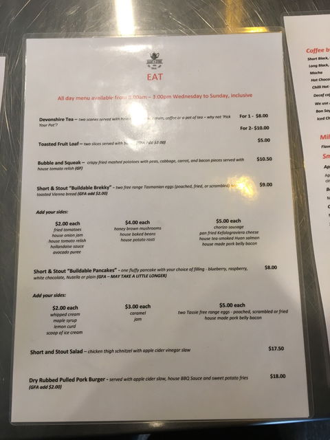 Short & Stout Cafe - Accommodation Batemans Bay 8