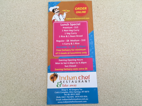 Indian Chef Restaurant & Take Away - Accommodation Batemans Bay 0