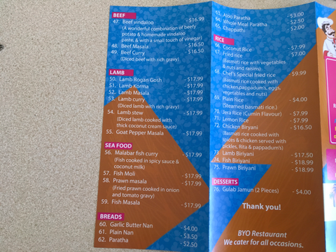 Indian Chef Restaurant & Take Away - Accommodation Batemans Bay 2