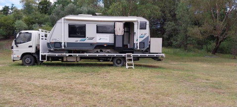 RV Caravan In Rural Setting On Edge Of Town Close To AgQuip - Accommodation Batemans Bay 1