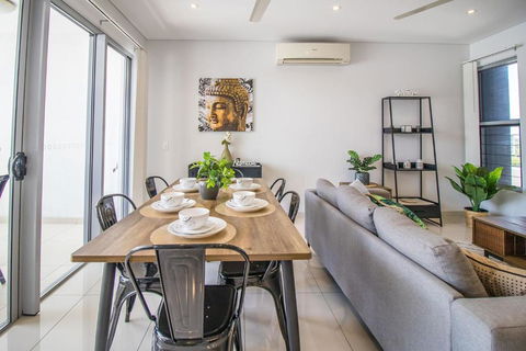 ZEN CENTRAL CBD - Affordable 3-Bdrm Apt In The Heart Of Darwin City - Accommodation Batemans Bay 3
